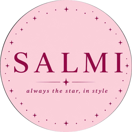 ختم سالمي الوردي مع النجوم وشعار SALMI